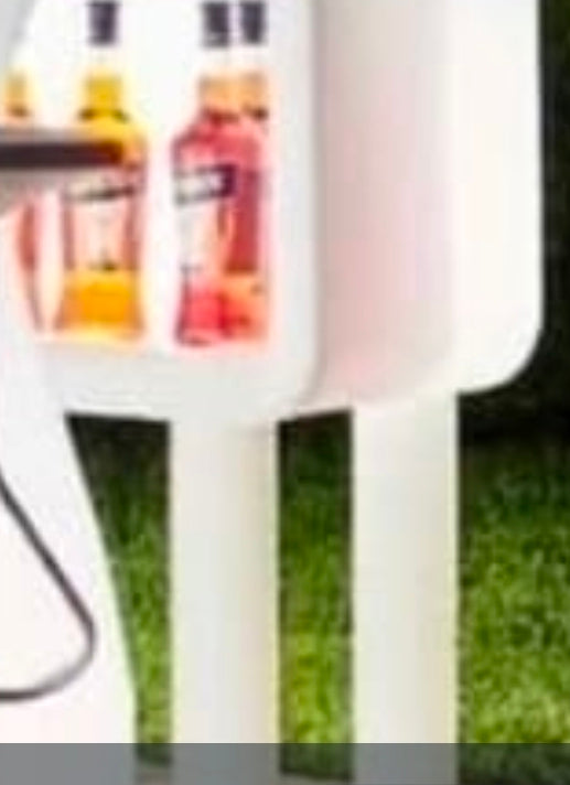 Bancone bar in polietilene luminoso Struttura in polietilene neutro