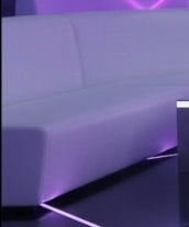 Divano 02 posto  con schienale modena per arredo bar