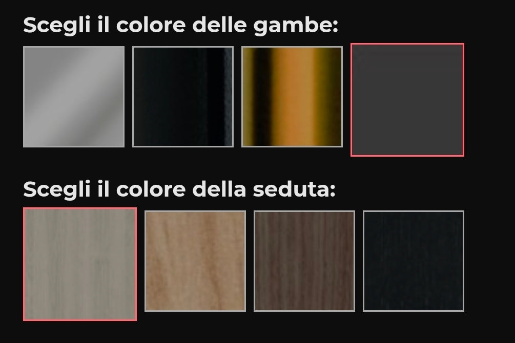 Sgabello LISA WOOD, Scab Design