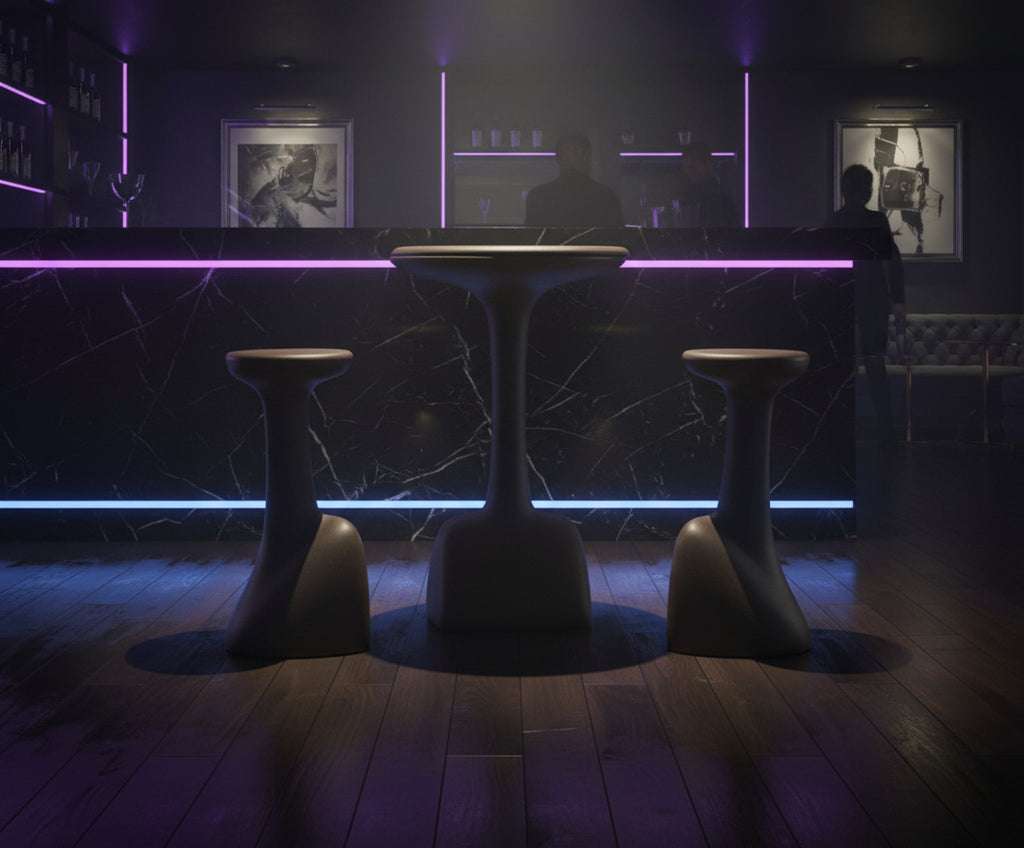 Sgabello Design Armillaria Stool in Polietilene - Moderno per Night Club e Locali