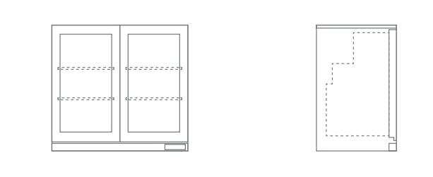 Frigo bar conservazione carne