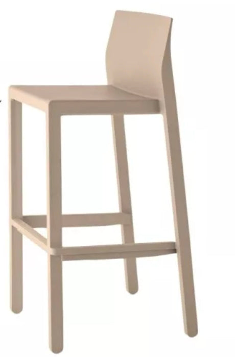 Sgabello kate colore bianco