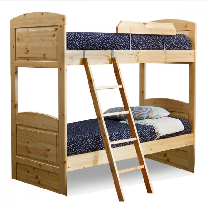 Letto a castello in pino massiccio