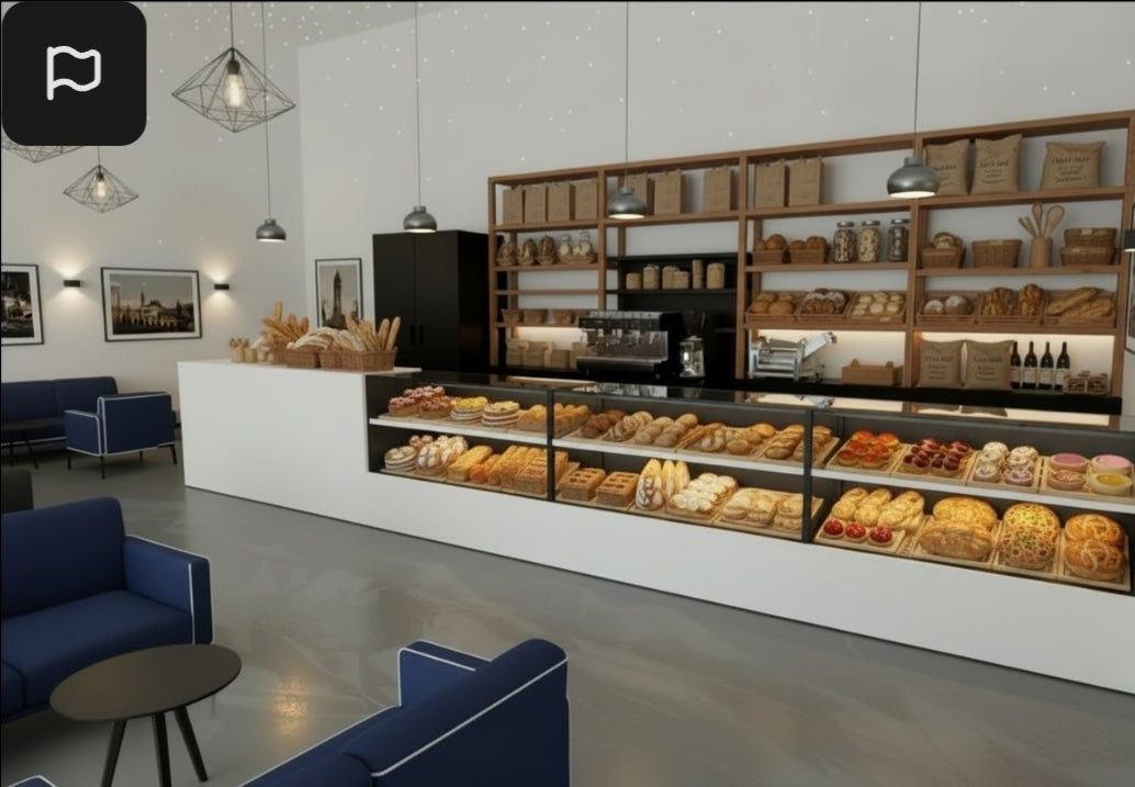 Bancone Realizzati artigianalmente per  bar bistrot