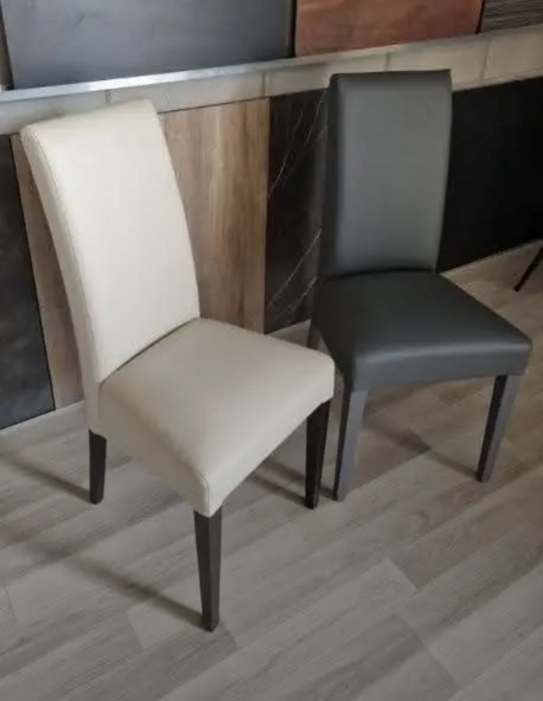 Sedia in ecopelle per arredo ristorante, pizzeria, pub trento