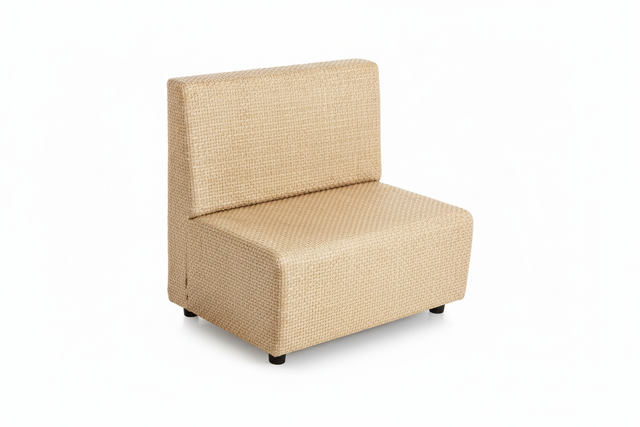 Divano Disco - Rivestimento in Ecopelle per Contract