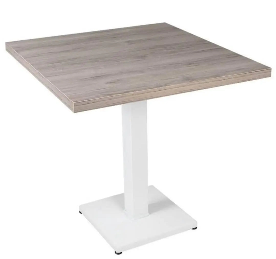 Tavolo Quadrato a Piantana Centrale per Pub