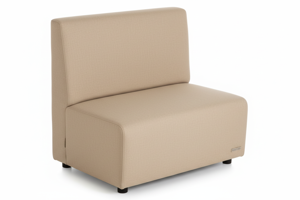 Divano Disco - Rivestimento in Ecopelle per Contract