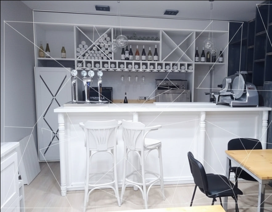 Bancone bar country Professionale Made in Italy