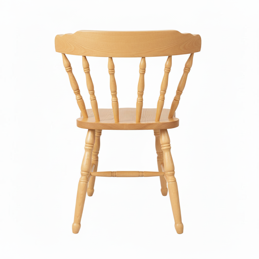Poltroncina country in faggio  grezzo