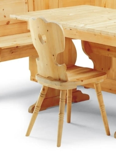 Sedia tirolese im pino tinta naturale