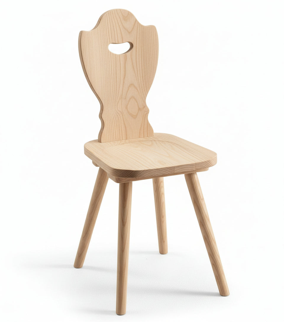 Sedia tirolese in Legno di Pino - Stile Tirolese