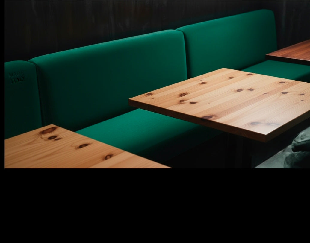 Divanetti su misura per bistrot in diversi materiali e colori