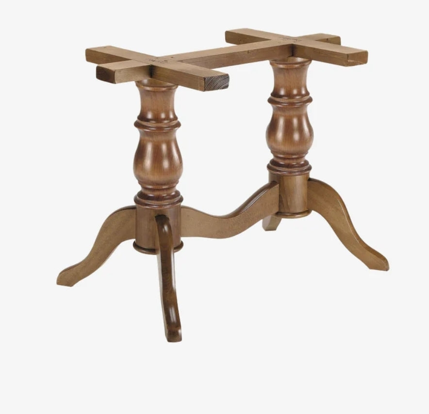 B517 - Base in legno doppia per Tavolo