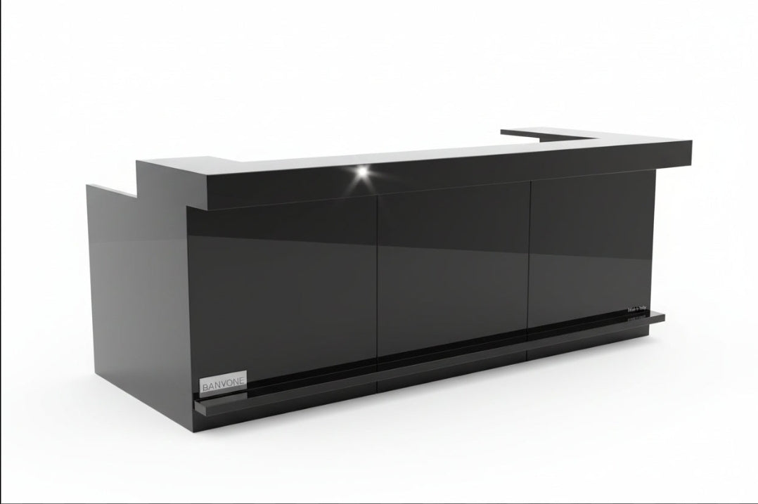 Bancone legno bar professionale per caffetteria, pasticceria