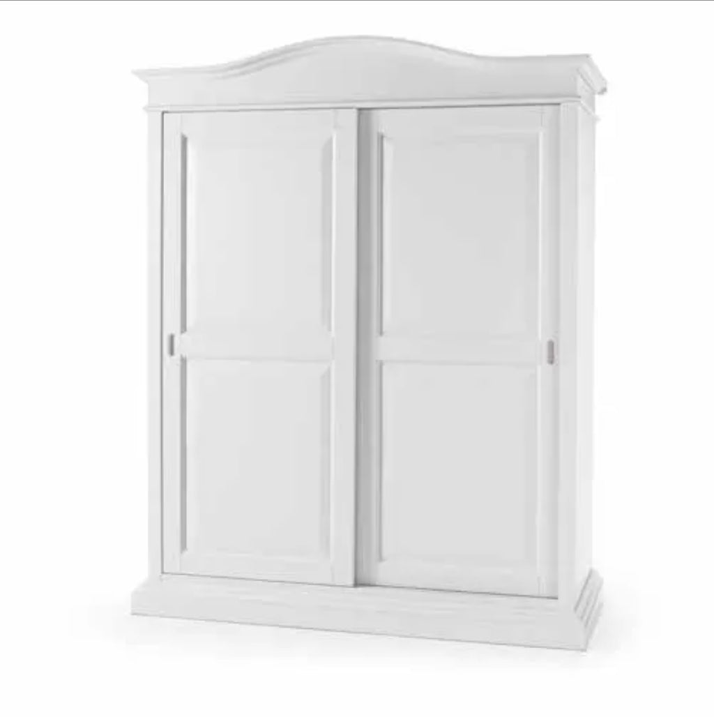 CAMERA DA LETTO MATRIMONIALE COMPLETA SHABBY BIANCA