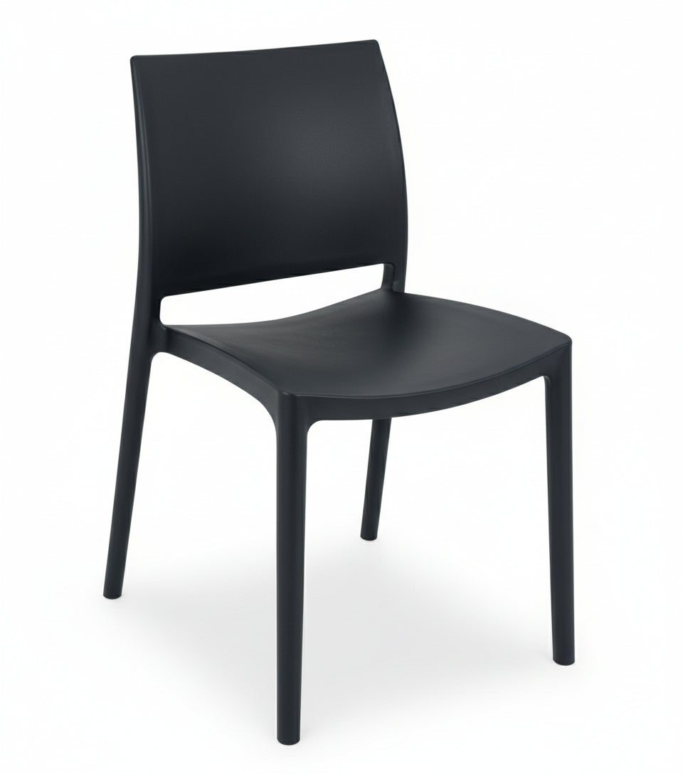 Set di 4 sedie Classic Nere