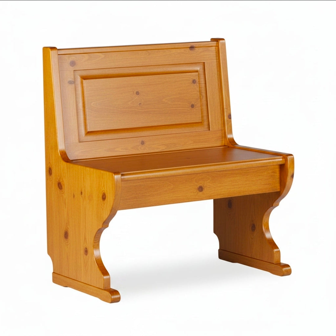 Panca in Legno Massello di Pino con Contenitore – Componibile