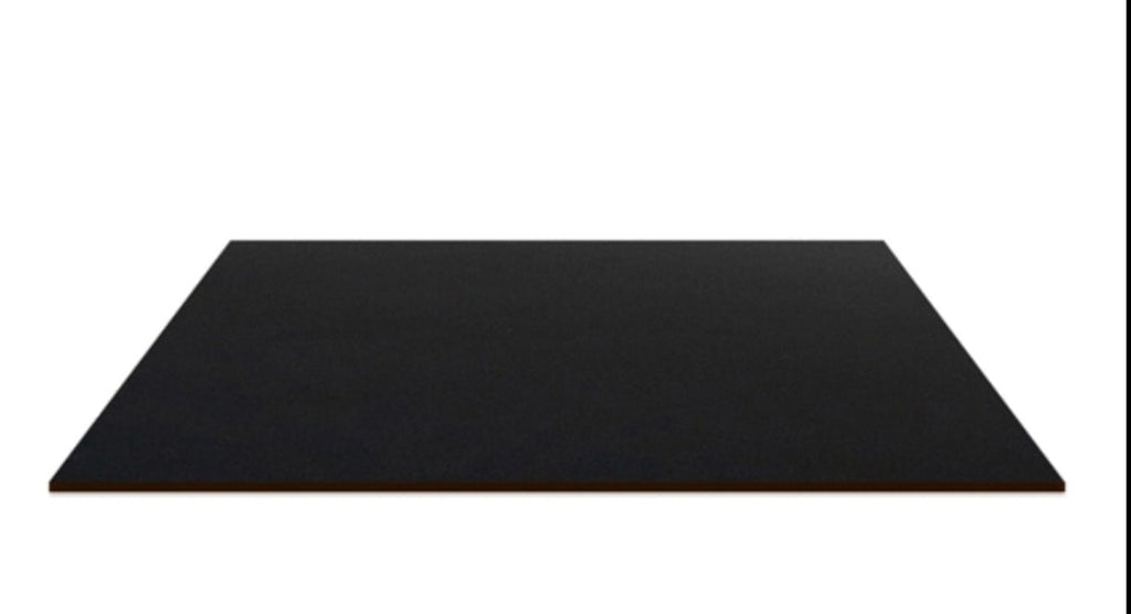 Piano Tavolo da Esterno HPL 69x69 cm Nero