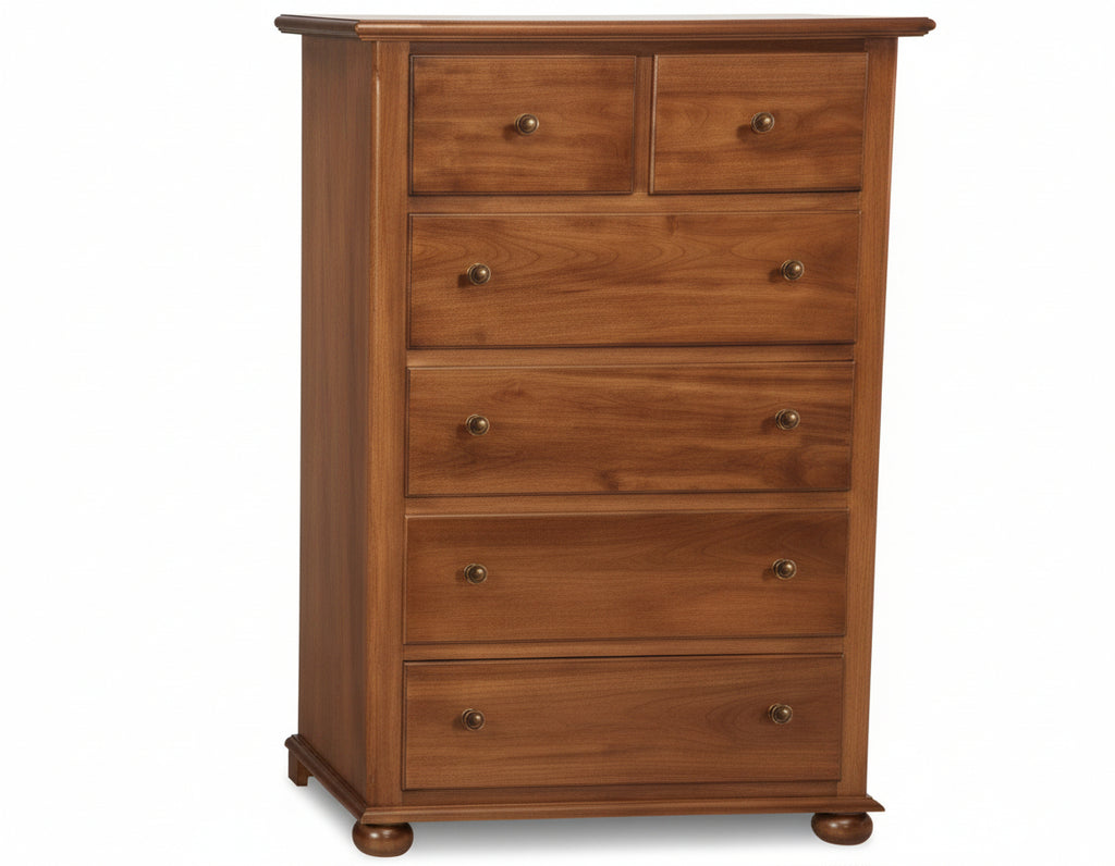 Cassettiera 102x50x143 c tinta lucido noce