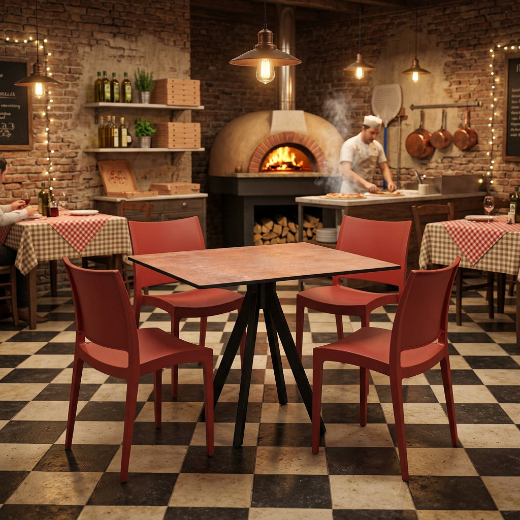 Set tavolo pavia e sedie per ristorante