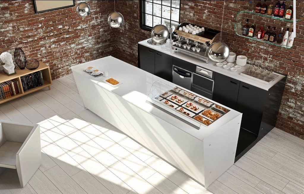 Bancone bar startup da metri 2.00 h 95 prima fascia