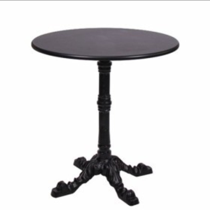 Tavolo da Esterno in Ghisa - Base Robusta con Top Personalizzabile per Ristoranti