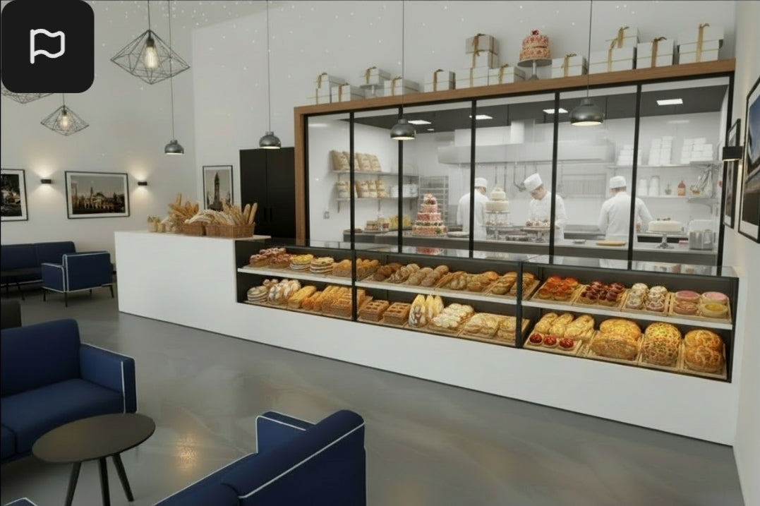 Bancone Realizzati artigianalmente per  bar bistrot