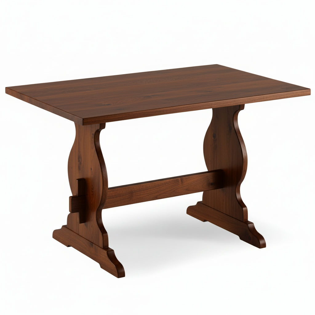 Tavolo Fratino in Legno di Pino - largo 80 tinta miele