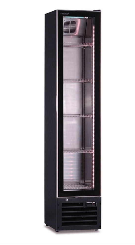 Frigo vetrina per conservazione carne 160 L | 39 x 47,5 x H 188 cm