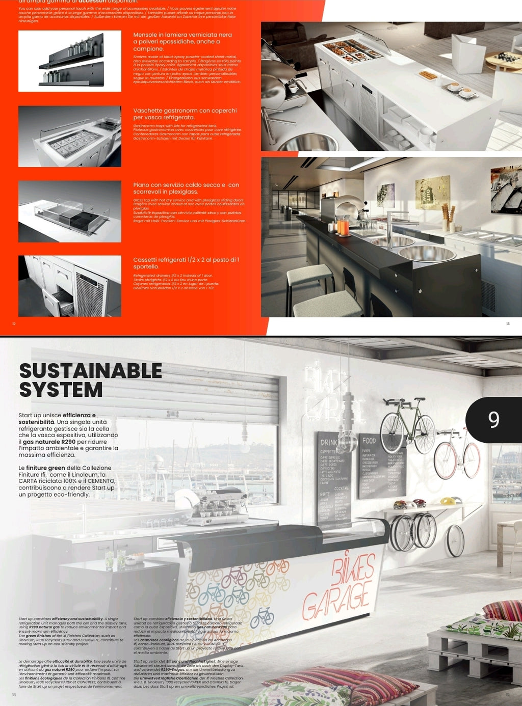 Bancone bar startup da metri 3.50 prima fascia