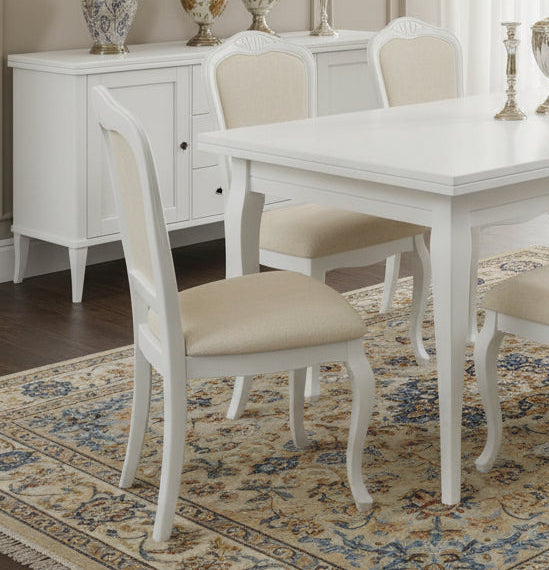 Tavolo Bianco in Legno 100x100 cm