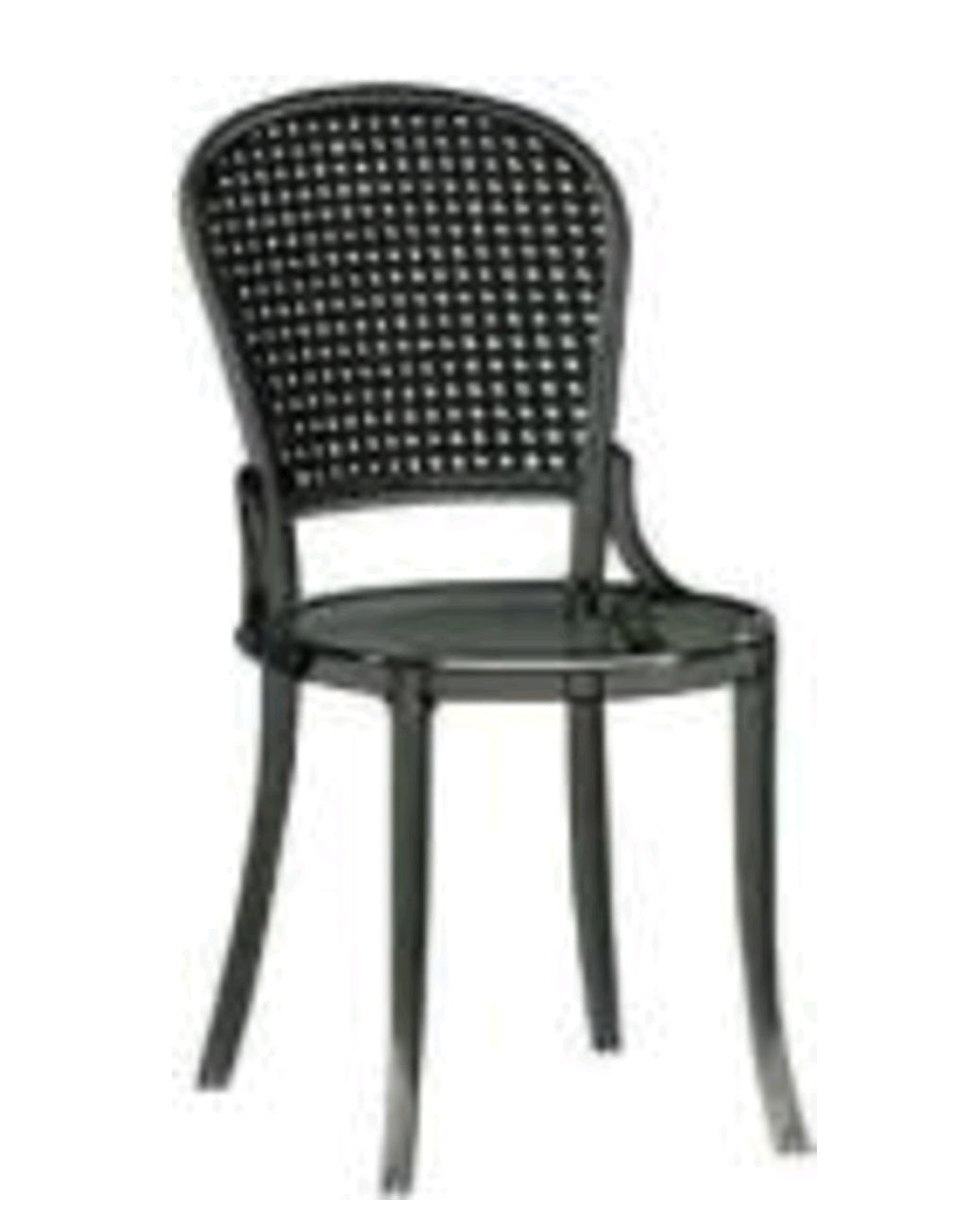 Sedia Polipropilene Trasparente viennese fume' lucido L.46 H.88 P.55 HS.47