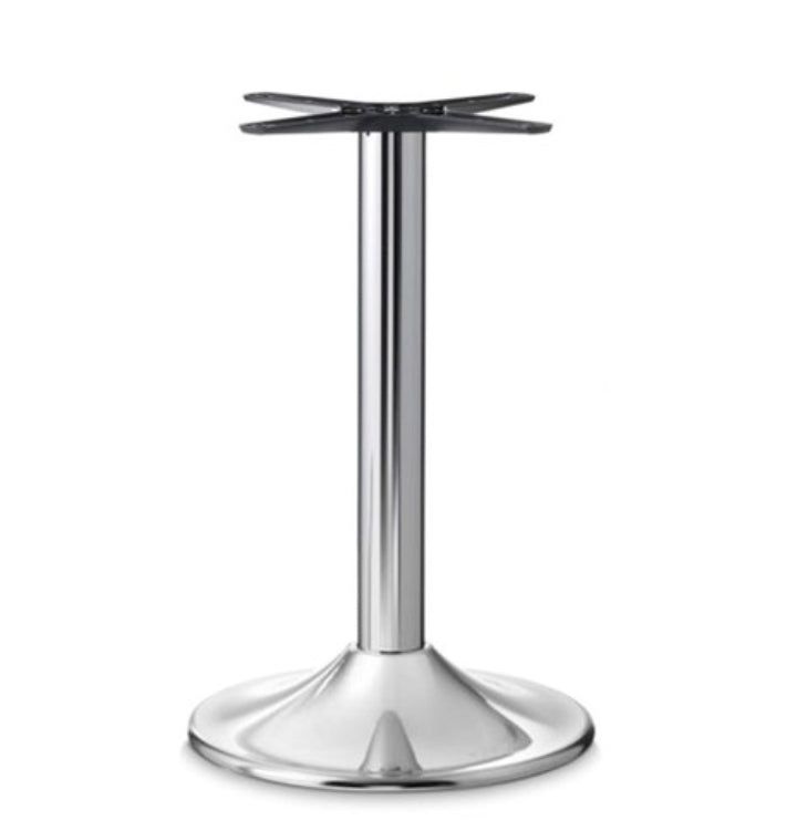 Base in acciaio H73 23 kg per tavolo lounge bar