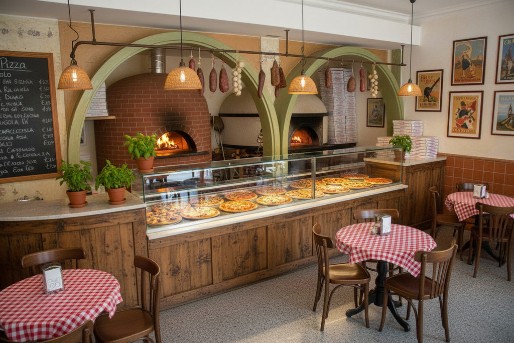 (Copia) Progetto Arredamento Ristorante Elegante - 50mq / 25 Posti