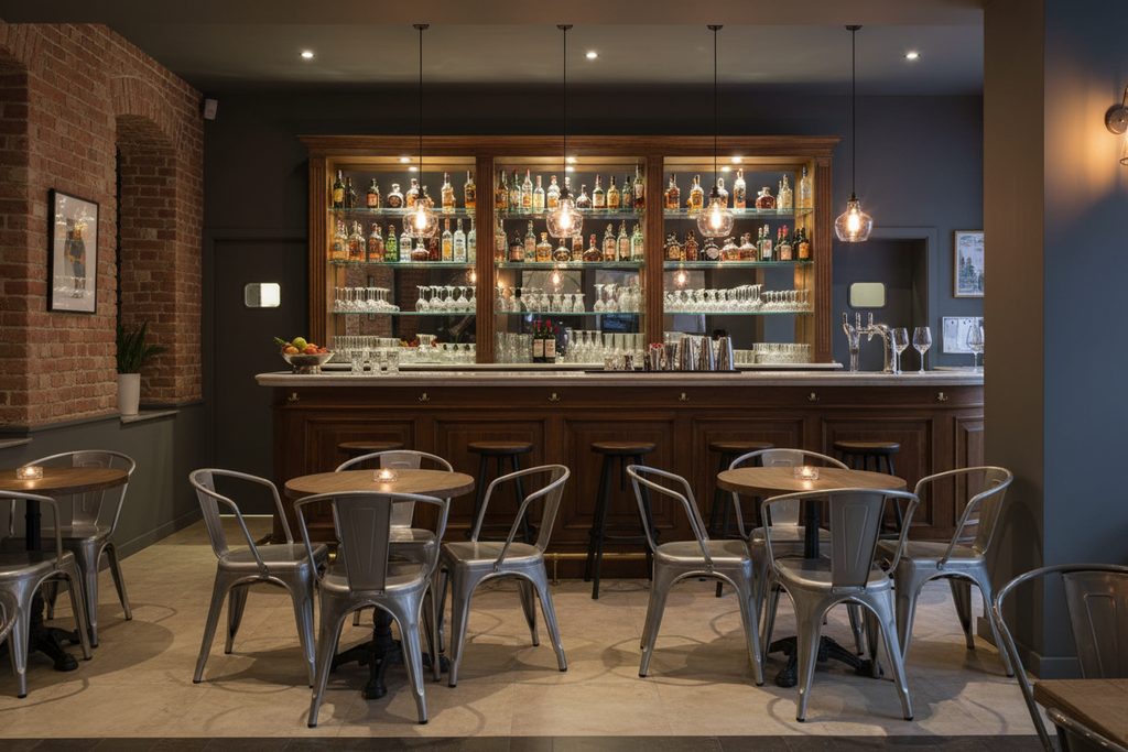 Banconi Bar Su Misura in Legno Massello - Stile Classico, Bistrot, Industriale, Moderno