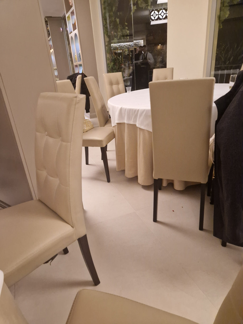 Sedia Contract Ecopelle per Ristorante Pizzeria Pub - Modello Trento Made in Italy