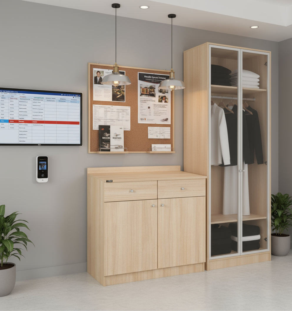 MOBILE Posateria DA SALA BASSO 2 SPORTELLI E 2 CASSETTI - L.90 x P.48 x H.95 cm