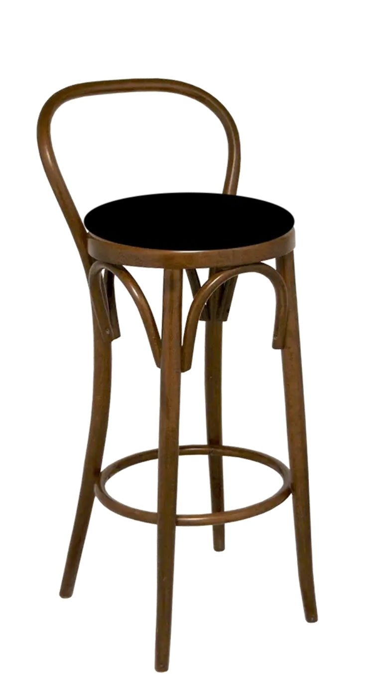 Sgabello Gebrüder Thonet Imbottito. Designer: Gebrüder Thonet. Anno: 1876