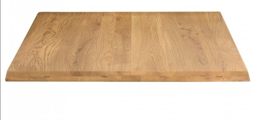 Piano Quadrato per Tavolo in Rovere Nodato 18 mm - 80x80 cm