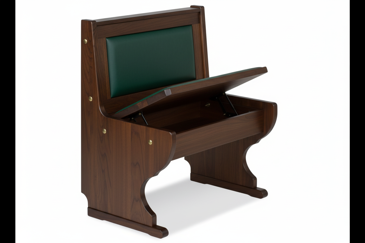 Panca Imbottita con Seduta e Schienale Imbottita con stoffa o ecopelle per arredo pub- 136x45x85 cm