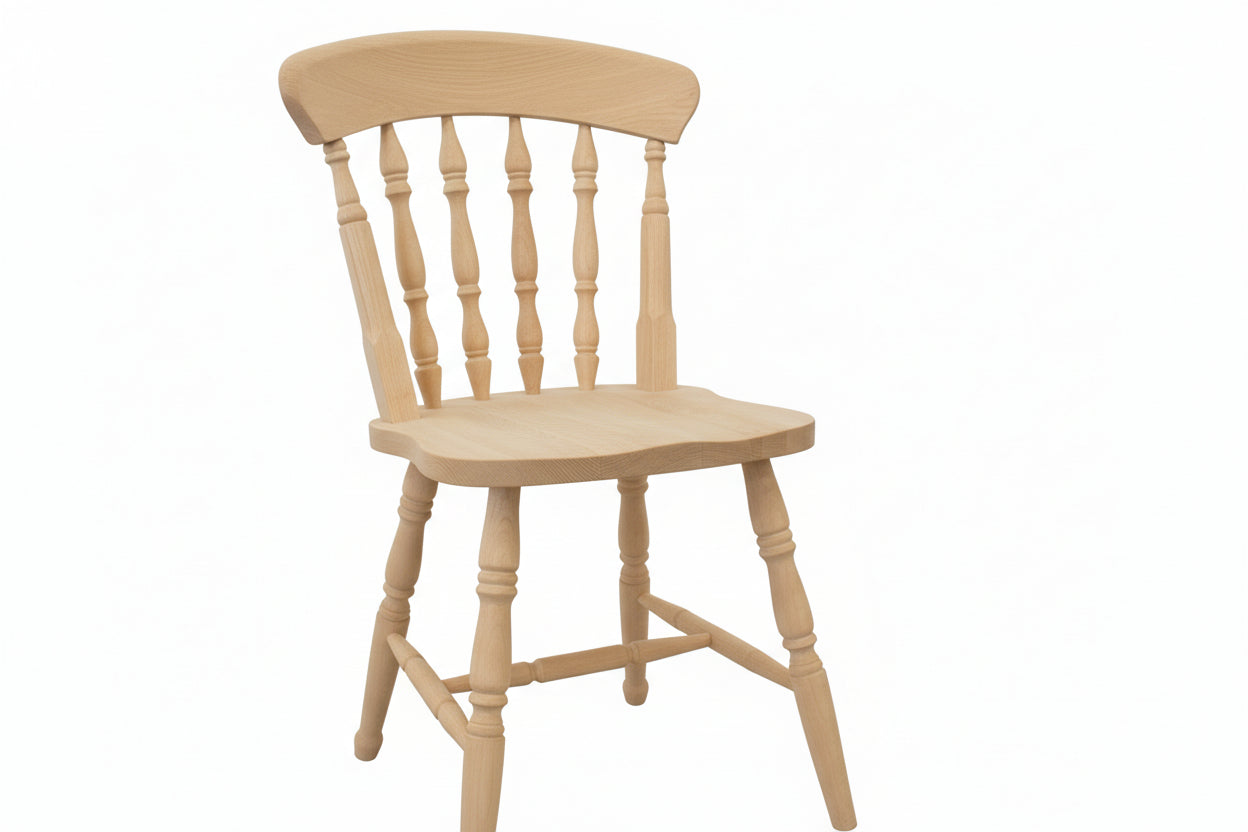 Sedia Old America in Faggio grezzo