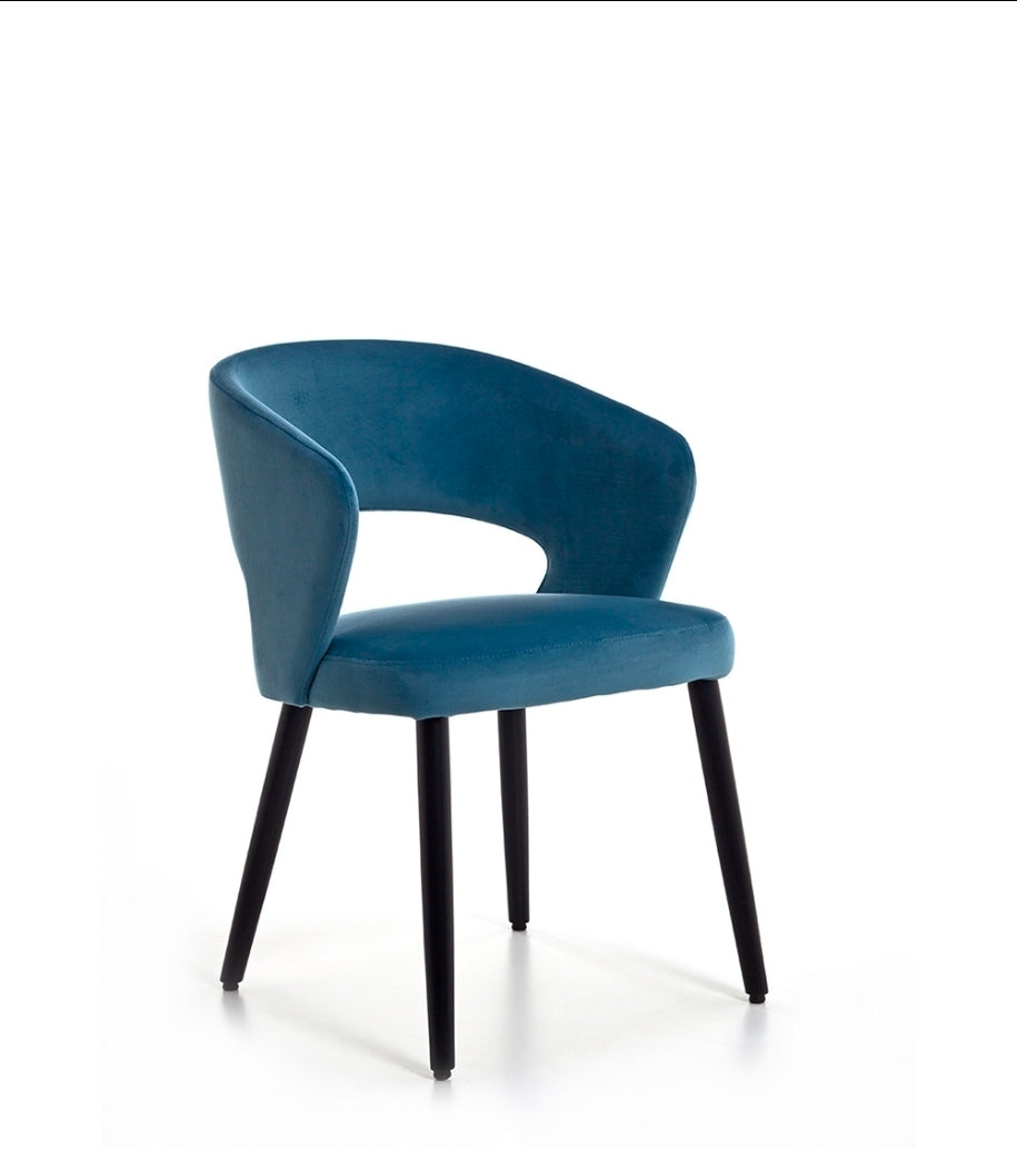 Sedia imbottita dal design moderno per ristoranti