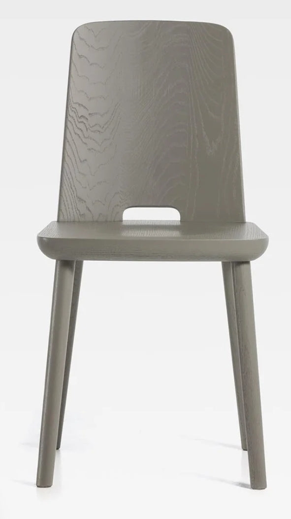 Sedia in legno frassino TABLET , stile Chalet, design moderno alpino in vari colori