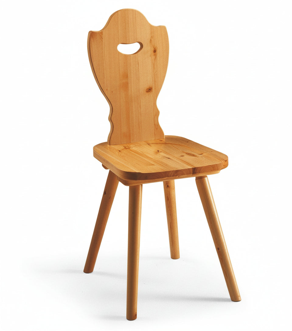 Sedia tirolese in Legno di Pino - Stile Tirolese