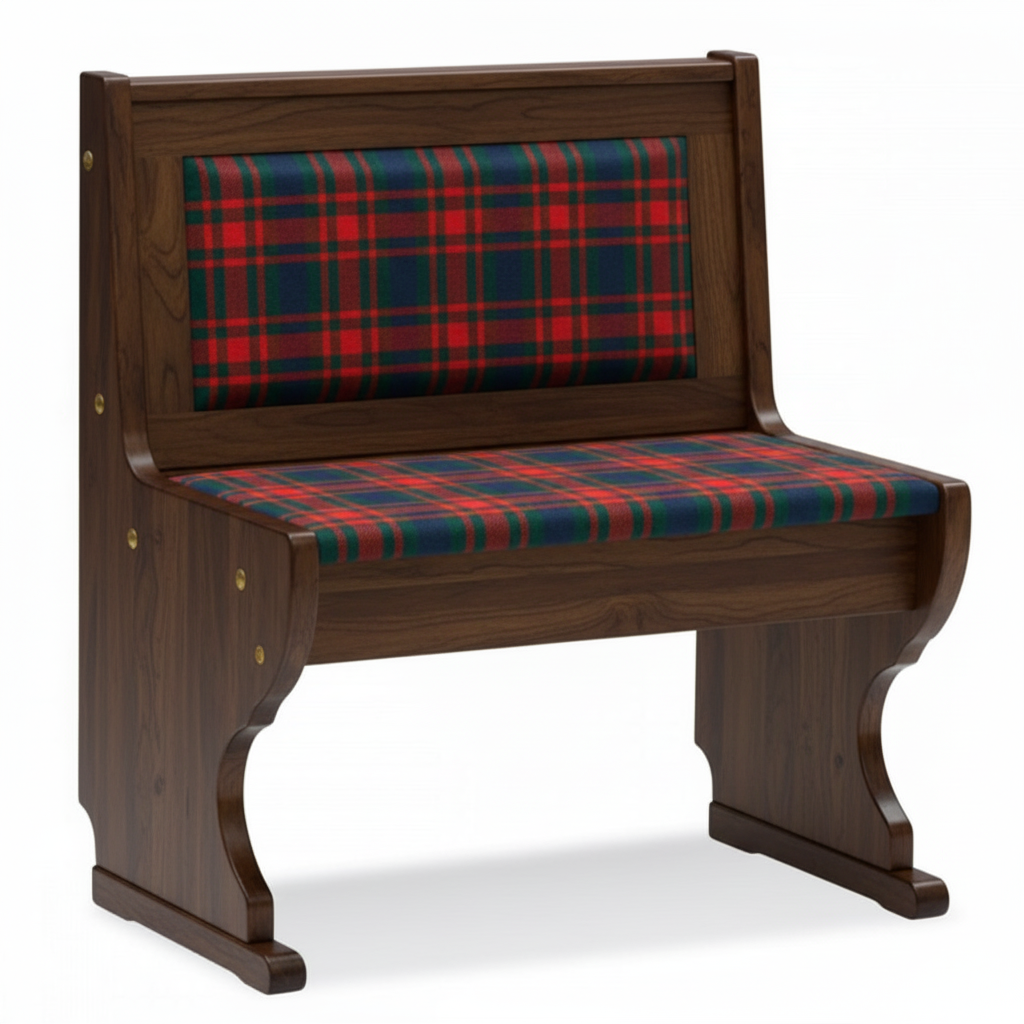 Panca Imbottita con Seduta e Schienale Imbottita con stoffa o ecopelle per arredo pub- 136x45x85 cm