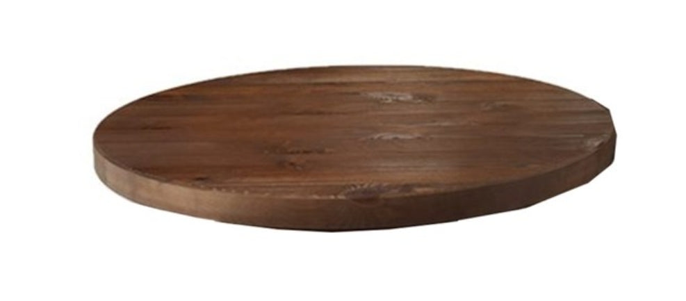 Piano in legno di pino noce moscata Ø 70 cm