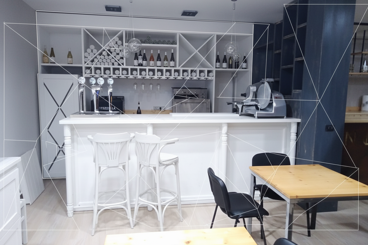 Bancone bar country Professionale Made in Italy