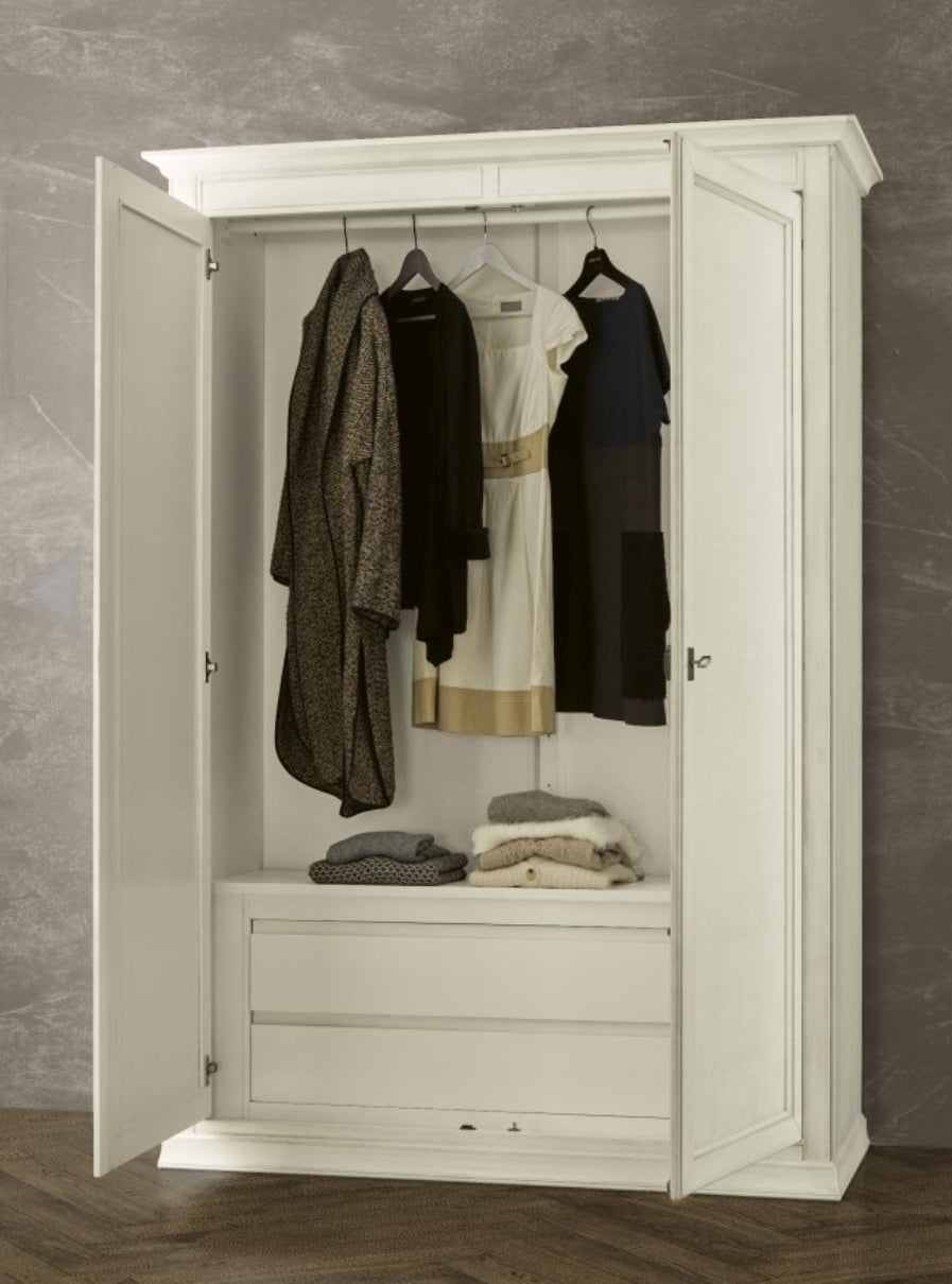 Armadio due ante stile contemporaneo