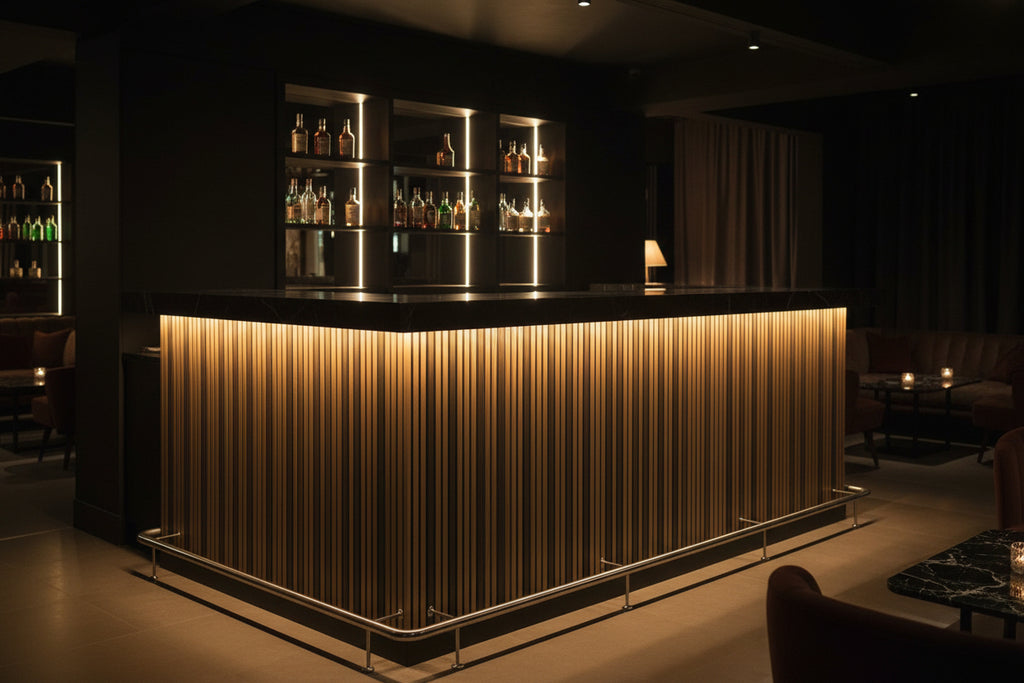 Bancone dal Design Unico per Hotel e Ristorante – 4 Metri Lineari